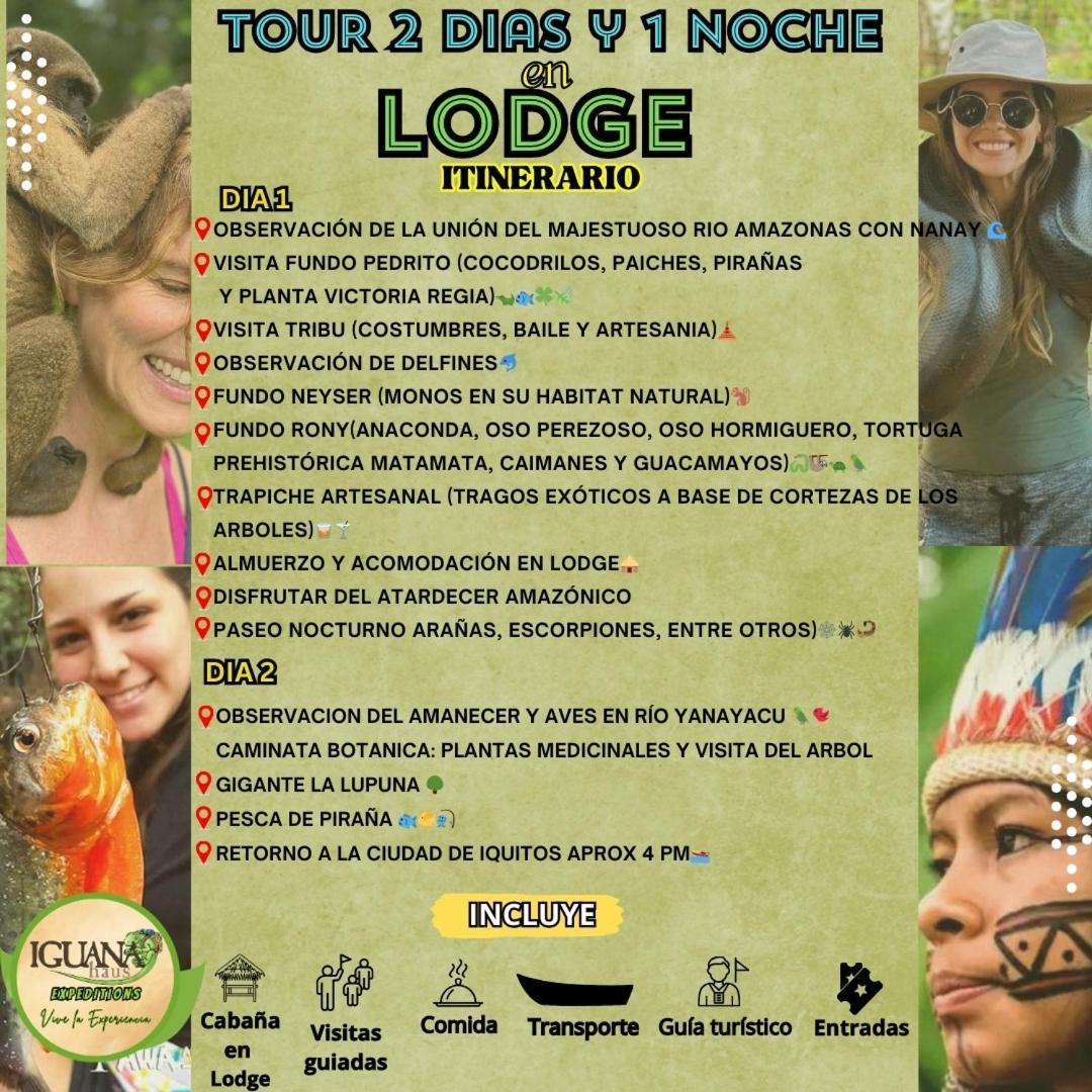 Iguana Haus Iquitos Leilighet Eksteriør bilde